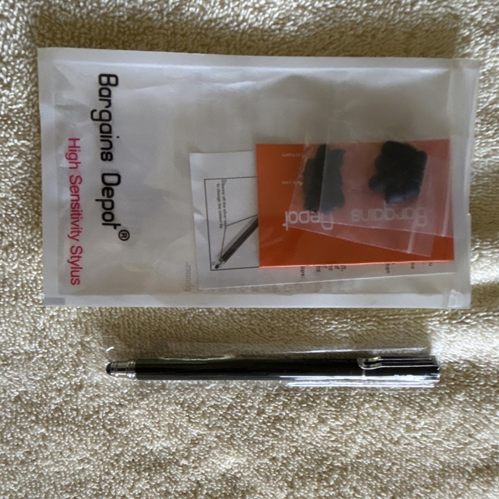 Bargains Depot High Sensitivity Stylus Black for Tablets & eReaders