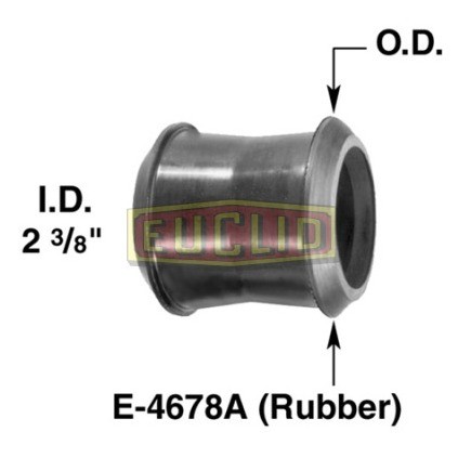 Euclid E-8702 Torque Arm Bushing, Rubber, Oversized