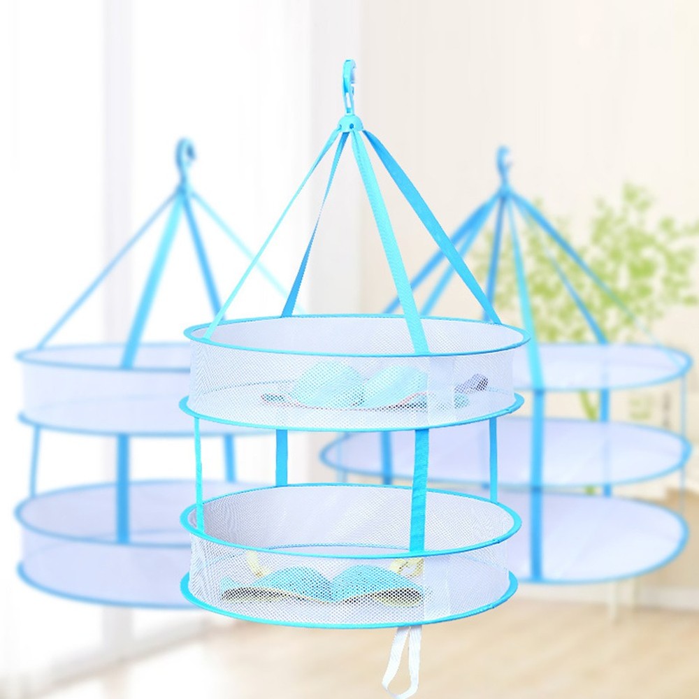Clothes Rack Foldable Drying Net for Sweaters Mesh Hanging Dryer
