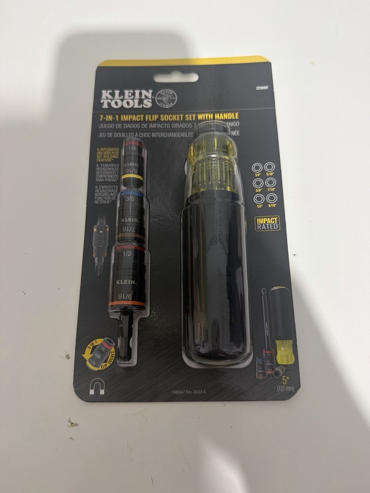 Milwaukee & Klein Tools 6pc Set: Screwdrivers, Pliers, Socket bundle deal