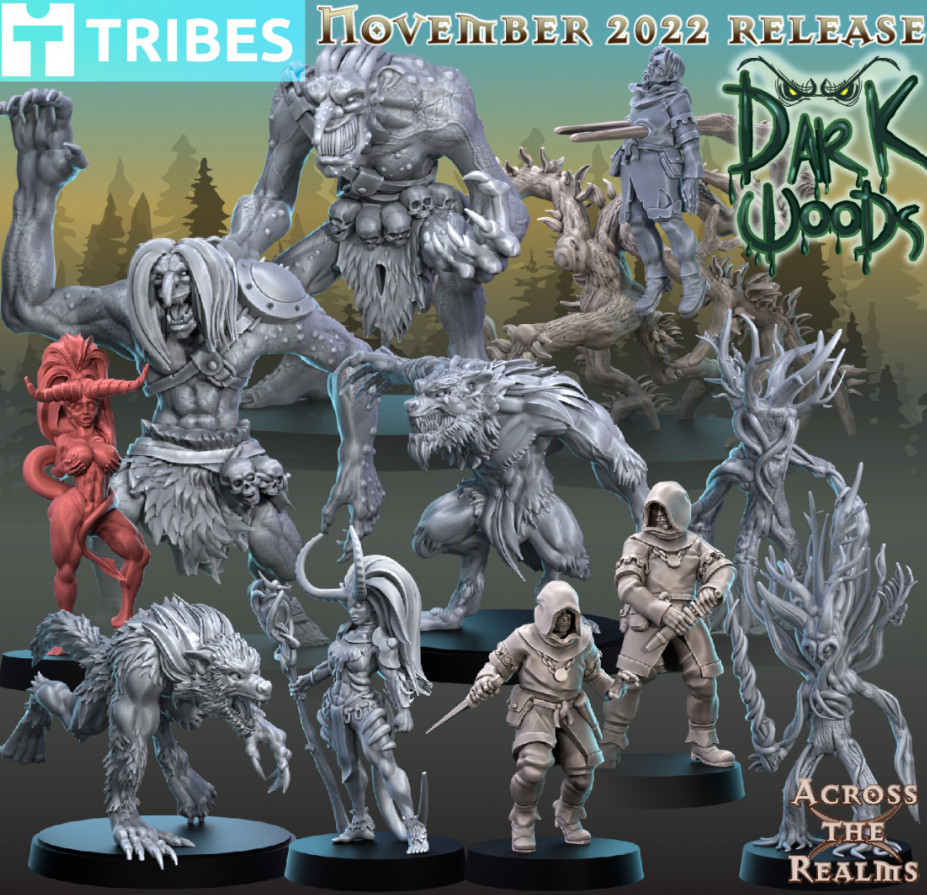 DnD Dark Woods collection 11 models