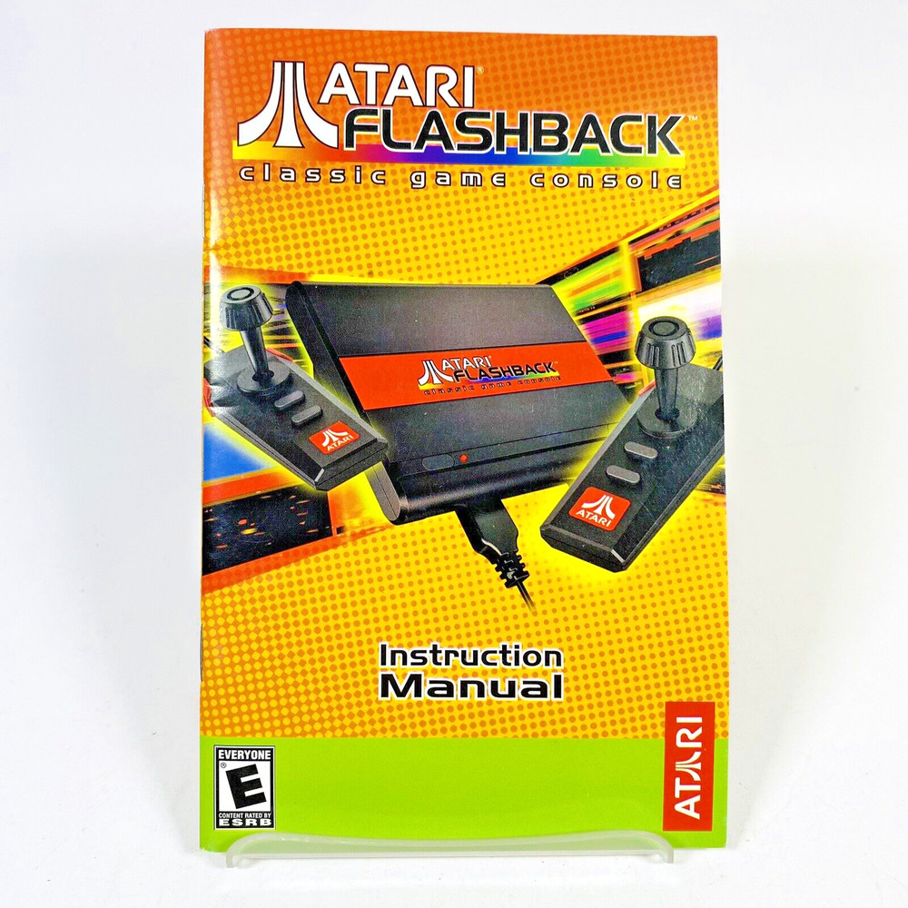 2004 Atari Flashback - Classic Game Console Instruction Manual Booklet - Vintage