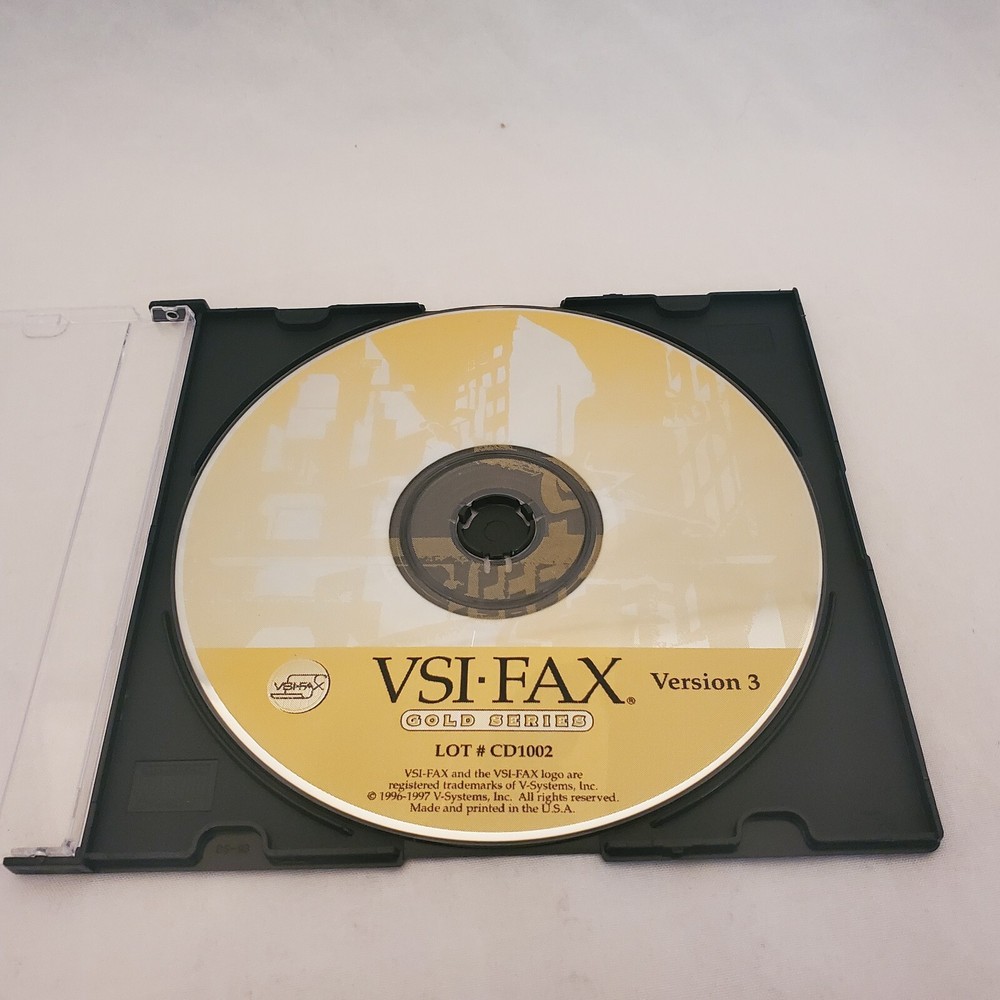 VSI FAX V-Systems Disk Release Volume 3 1997 96 Unix Esker CD 1002 Computer Gold