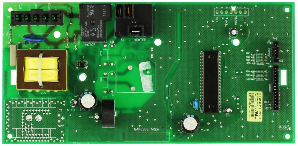 Whirlpool Dryer WP8546219 8546219 Control Board