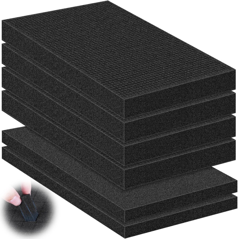 6 Pcs Pick and Pluck Foam Sheets 2 Size Polyurethane Pick Apart Foam Inserts ...