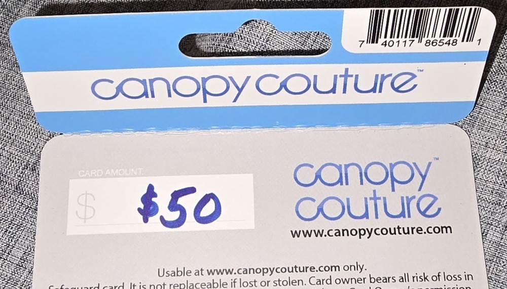 $50 Canopy Couture Gift Card