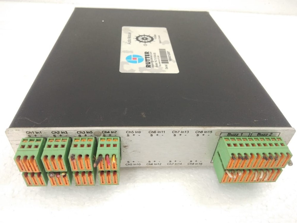 RUTTER RUT-01004-08 VOYAGE DATA RECORDER VDR AUDIO MODULE - GOOD