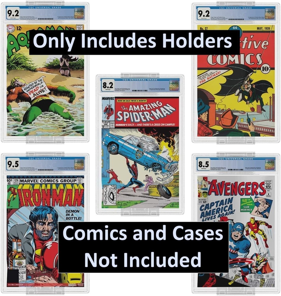 10 Pack Comic Book Display Shelf Slab Wall Mount Kit