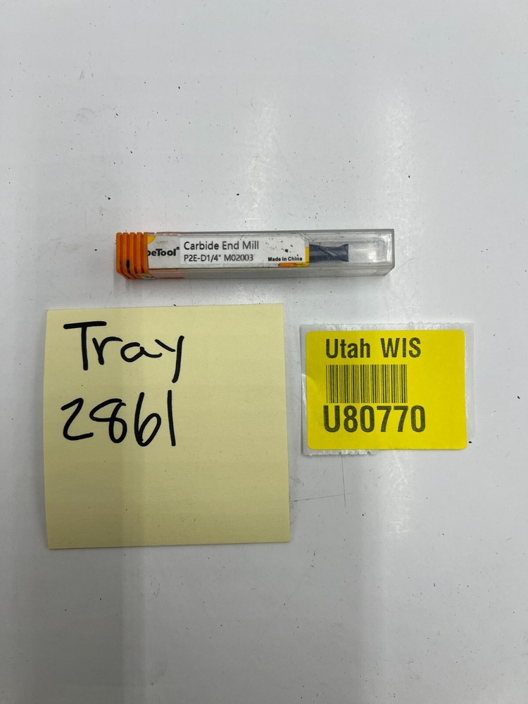 Spetool Carbide End Mill P2E-D1/4” M02003