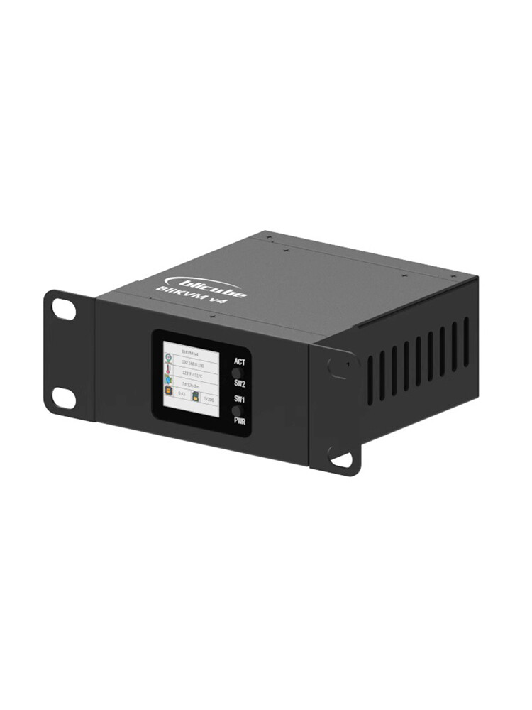 BliKVMv4 Over IP PoE HDMI Loop Out Process Control Operation Maintenance IPKVM.