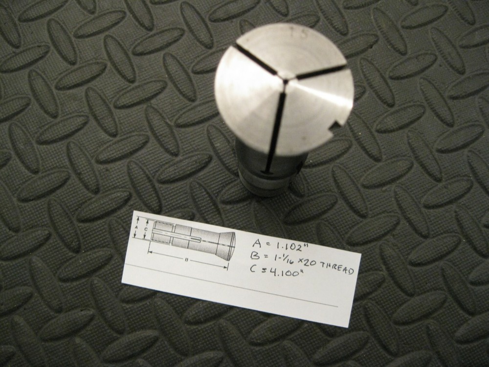 1.5mm Collet with 1-1/16 x 20 Thread, Unknown Make