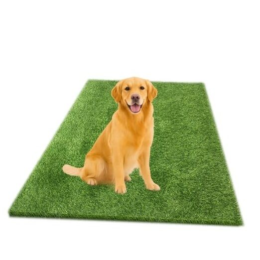 THREE ORANGES Artificial Grass, Reusable Dog Training Mat Large Size - 3X5FT