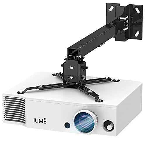 Projector Ceiling Mount, Universal Projector Mount Extendable Stand Black