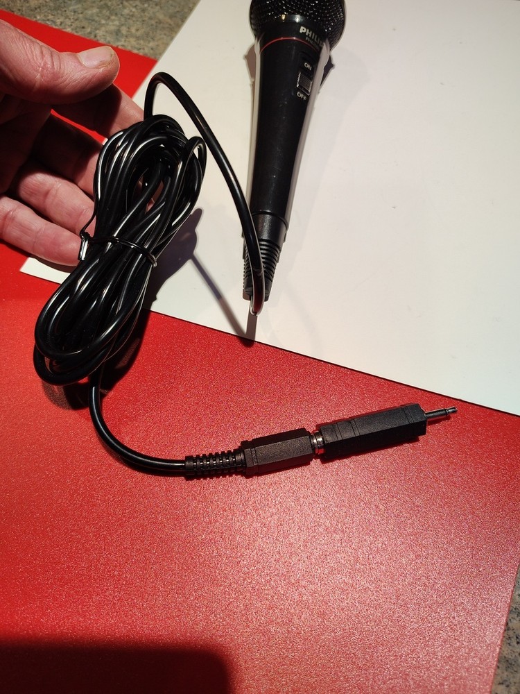 Philips PH62080 Wired Microphone 600ohm 1/4" Jack