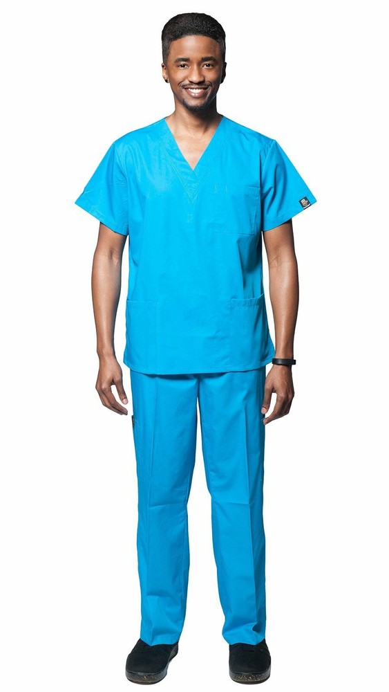 Men's Slim Cut 7 Pocket Basic Uniform Scrubs