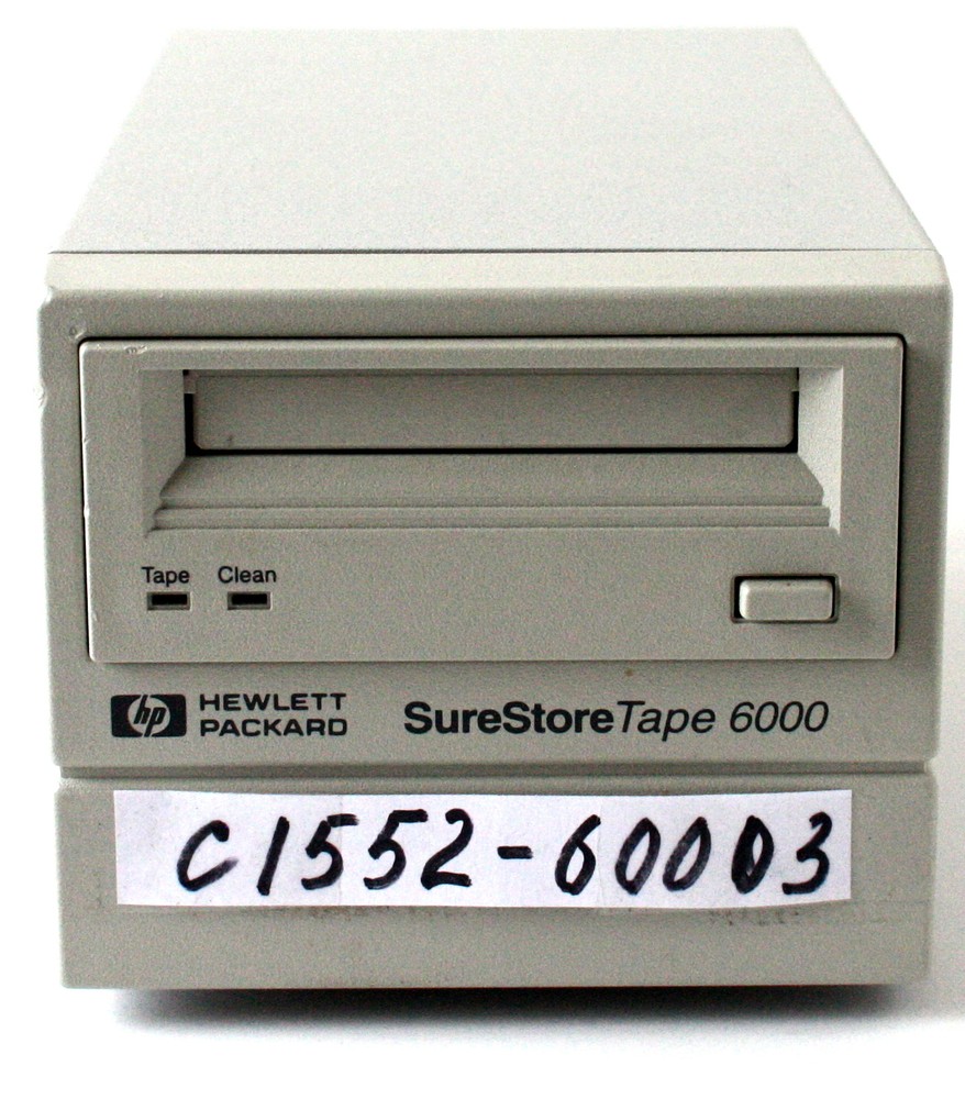 HP SURESTORE TAPE 6000, C1552-60003, EXTERNAL