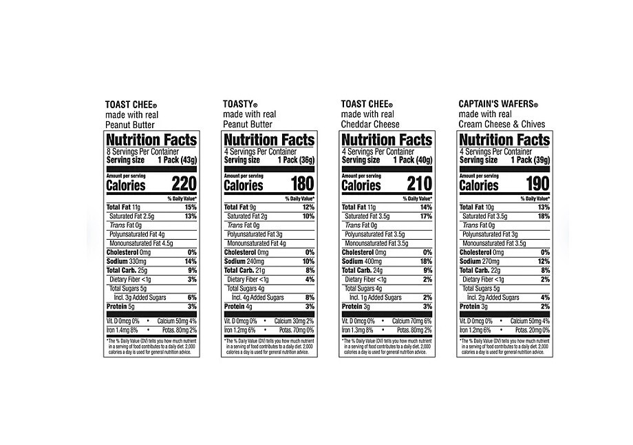 2 PACK - Lance Variety Pack Sandwich Crackers (1.42 oz., 2X40 = 80 ct.)