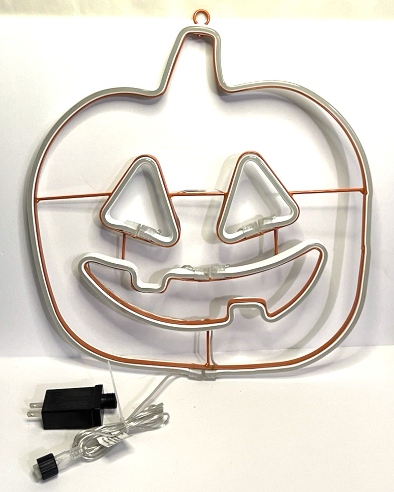 Hyde and Eek! LED Jack-O-Lantern Hanging Wall Decor Light