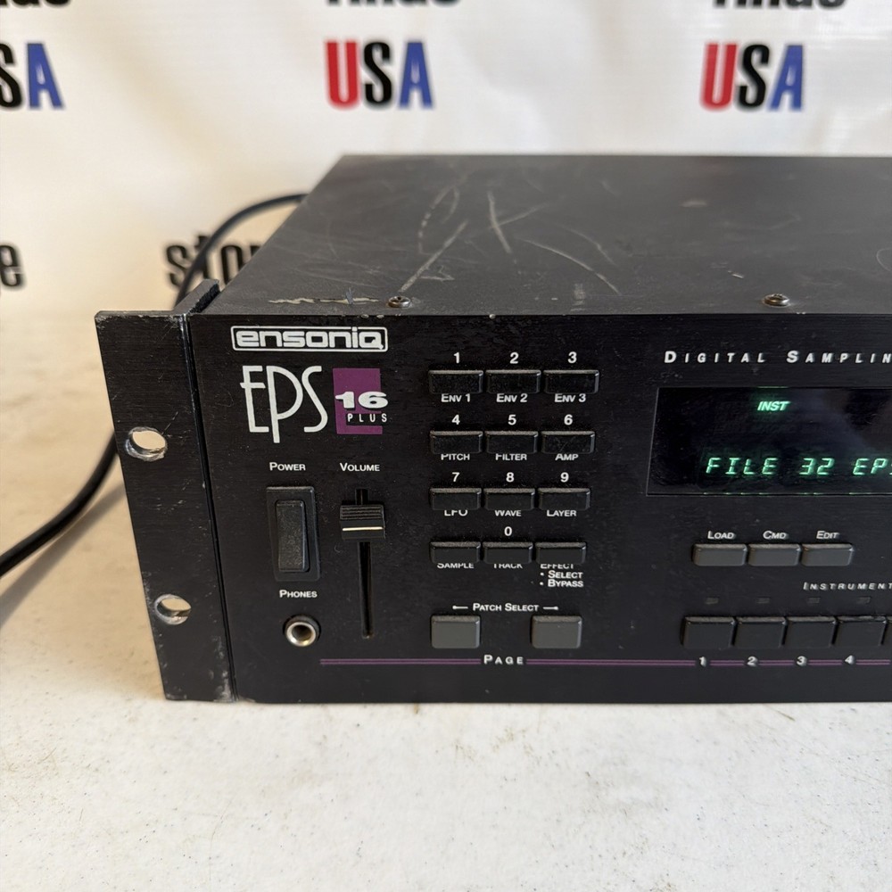 Ensoniq EPS16 PLUS Rack Sampler EX Memory /SCSI / 220volt