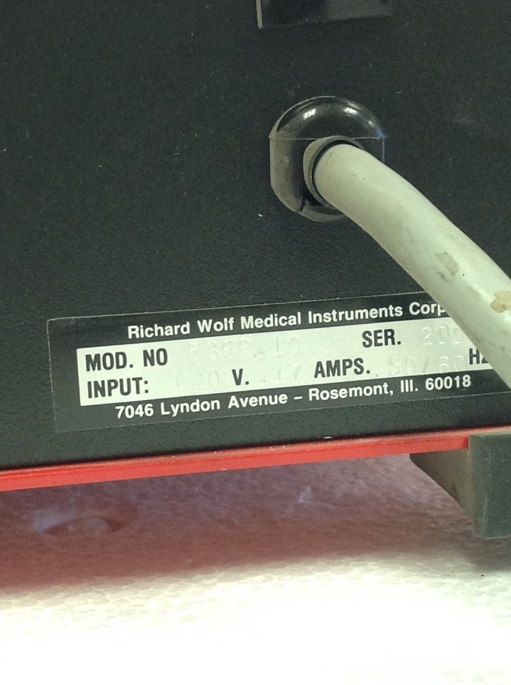 Richard Wolf S5368.10 Solid State Video Camera, WORKING FREE SHIPPING