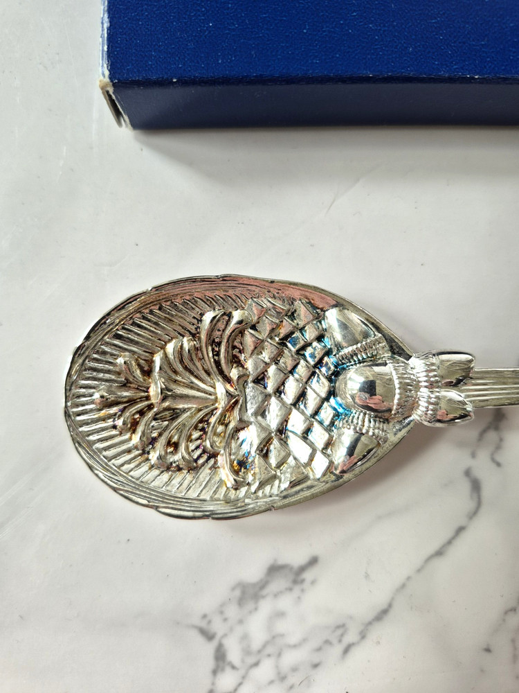 International Silver Co. Pineapple Design Serving Spoon - Silver Plated - New