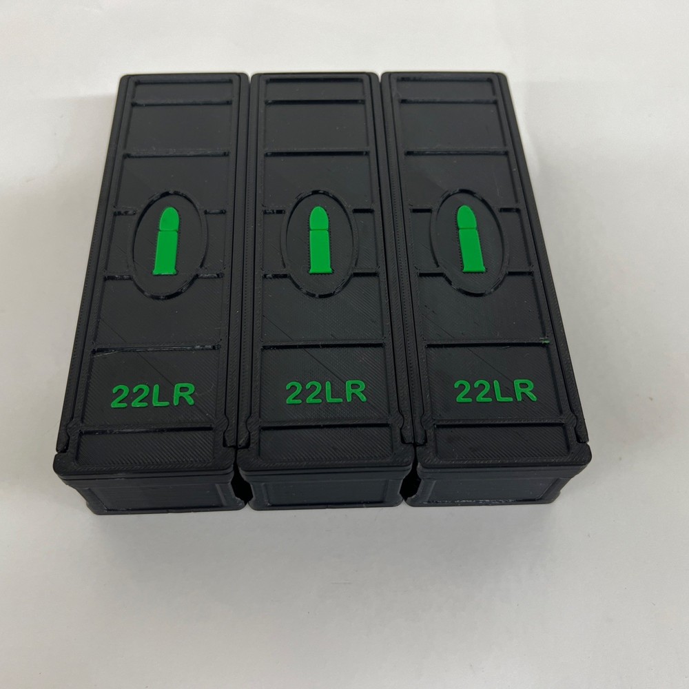 22LR Ammo Box 100rd Capacity (3 Pack)
