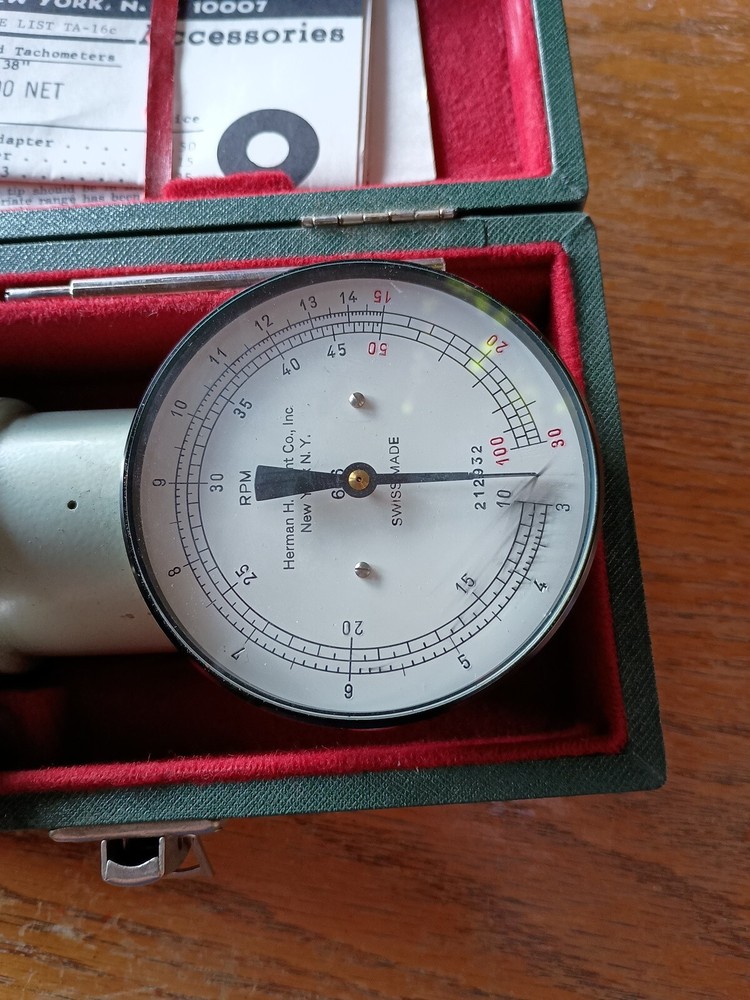 Herman H. Sticht Co. Uh Tachometer