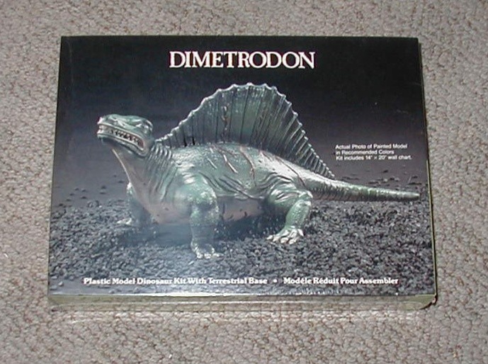 Lindberg 264 Dimetrodon Dinosaur Plastic Model Kit