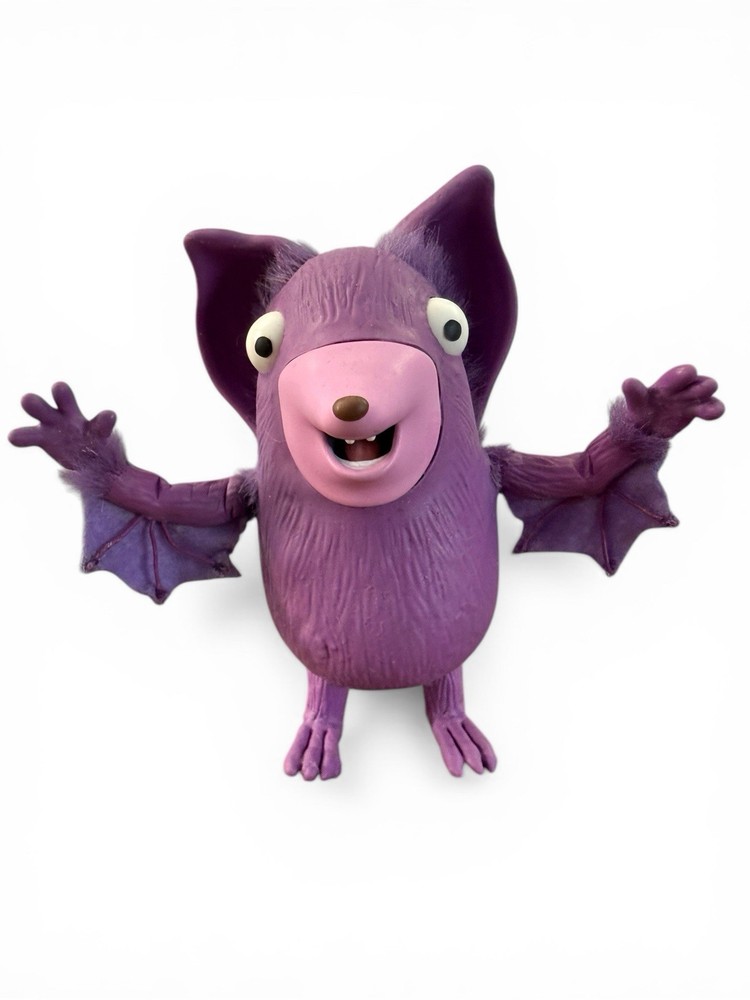 Norman Picklestripes TV Screen Used Bat Stop Motion Puppet, Faceplates & Blinks