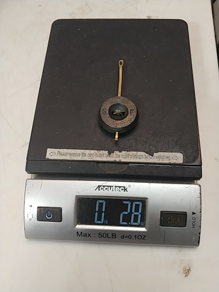 WATERBURY MANTLE CLOCK ADJUSTABLE PENDULUM BOB