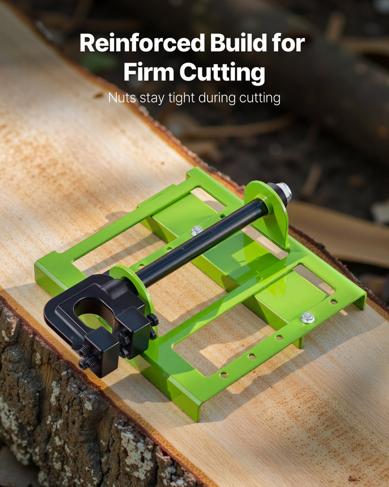 Chainsaw Mill Guide, Adjustable 2-6 in Width, Vertical Lumber Cutting Guide