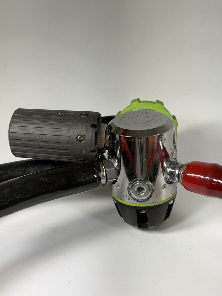 Poseidon Xstream Duration DIN Regulator 1st and 2nd Stage - Green Coded