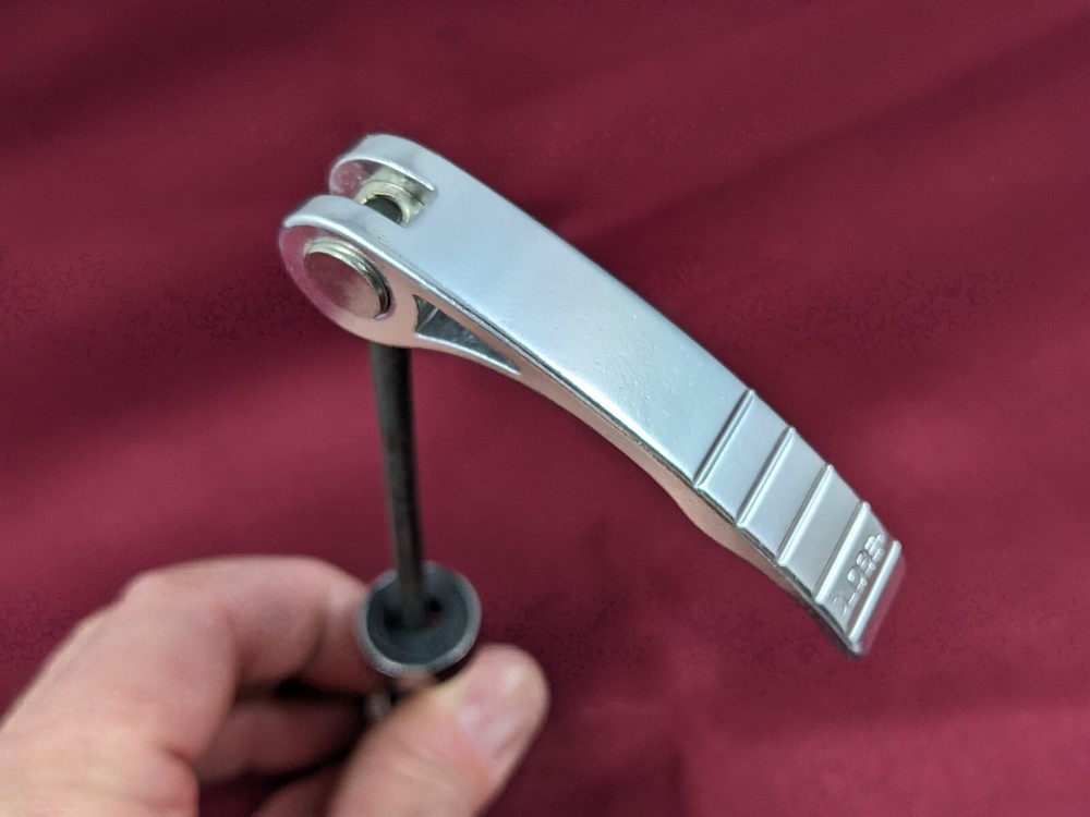 Vintage Unbranded Front Quick Release Skewer Silver NOS Q2