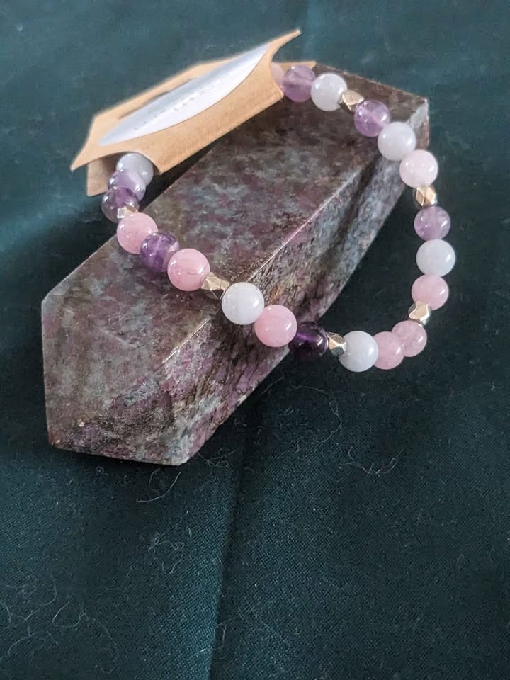 Morganite Crystal Healing Bracelet