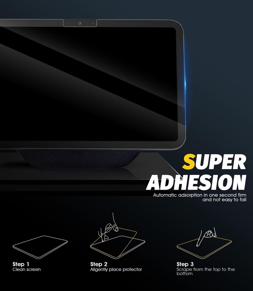 (2 Pack) Orzero Tempered Glass Screen Protector for Echo Show 8 2025 (4th...