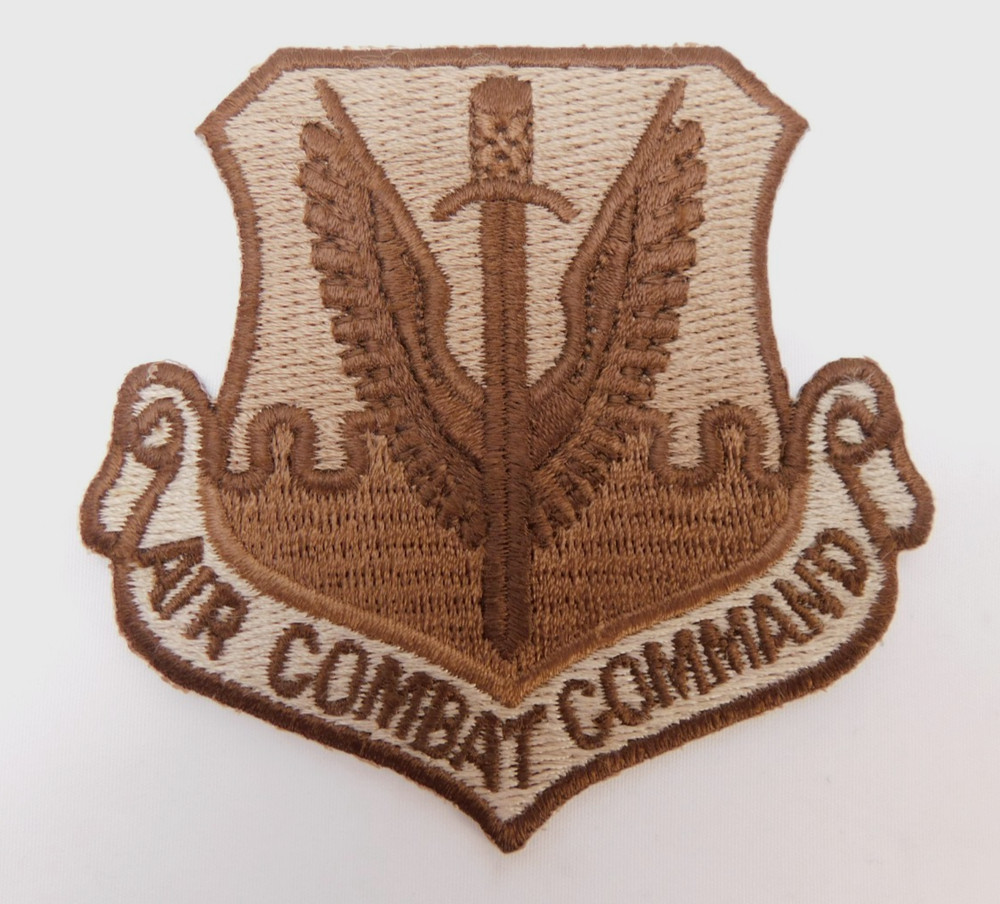 US Air Force USAF Air Combat Command ACC Desert Tan DCU Patch