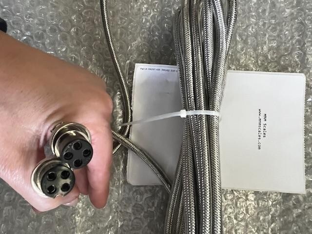 Replace Cable with connectors SS 4 x 4 for Indicator for Prime Floor scale