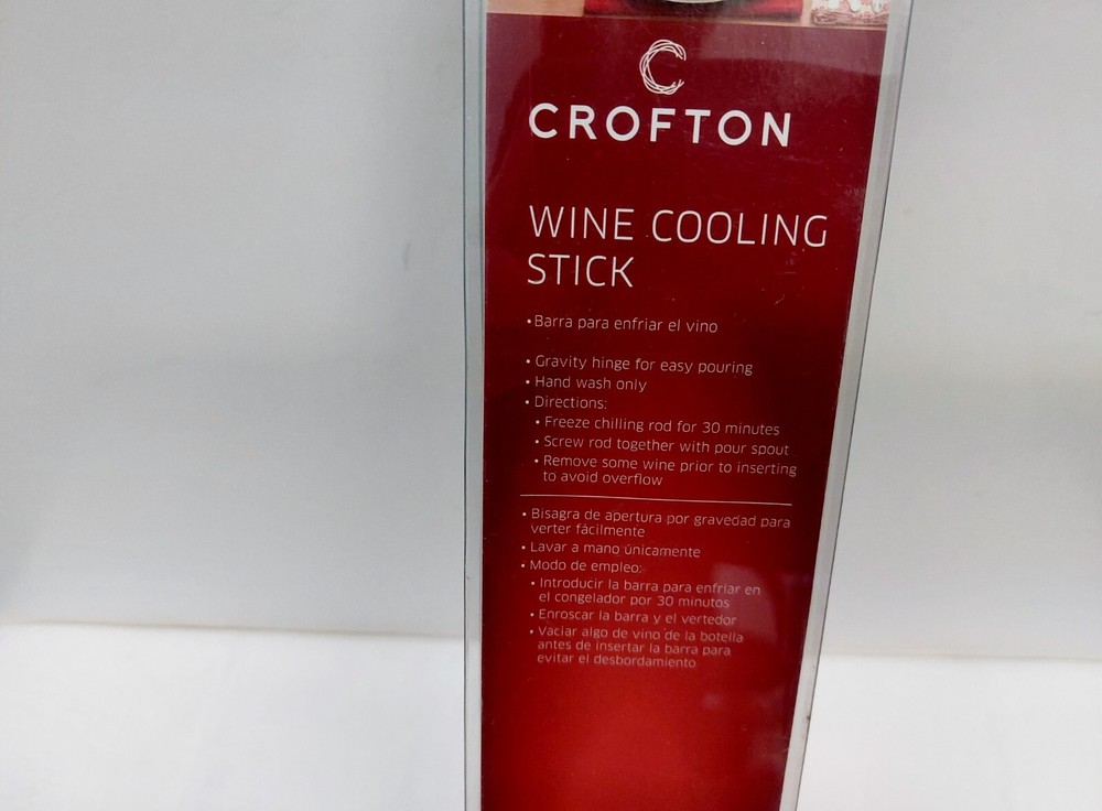 Crofton Wine Cooling Stick Pourer 13" Chilling Stopper