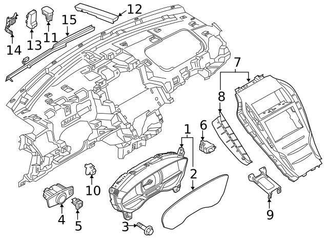 Genuine Ford Sensor FL3Z-19E616-D