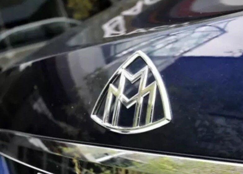 Mercedes-Benz Maybach Hood Emblems Rear Badg Standing C E S Class