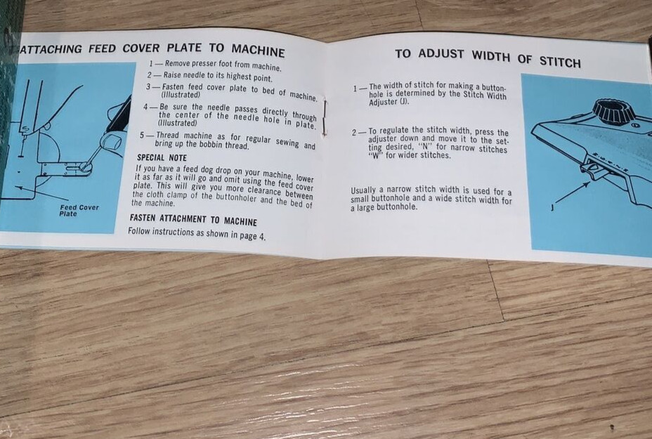 Vintage 1966 Greist The Buttonholer Automatic Model #6 Stitch Attach 5 Templates