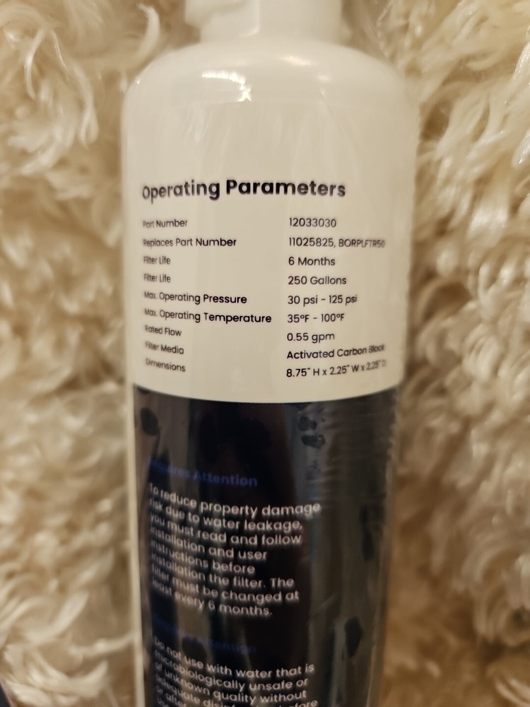 GLACIER FRESH Ice & Water Refrigerator Filter GF-55 SEALED!