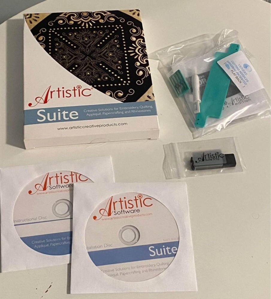 Artistic Suite Software For Cutting Rhinestone Patterns, Embroidery + More