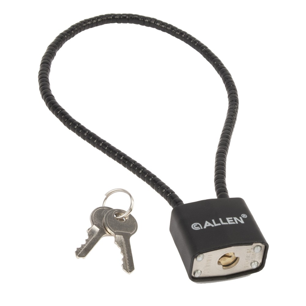 15" Cable Lock, 2-Pack, Black