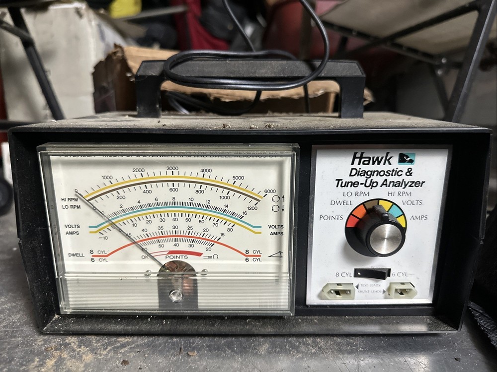 Vintage Hawk Diagnostic And Tune Up Analyzer