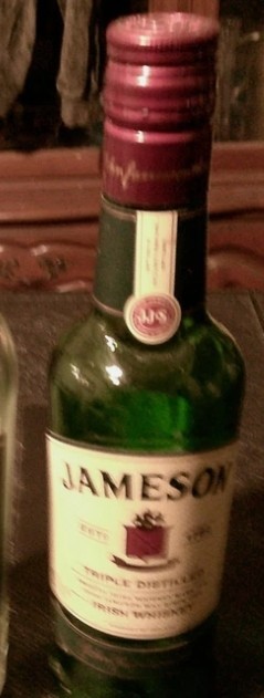 EMPTY-JAMESON TRIPLE 375ml whiskey  bottle  for Display