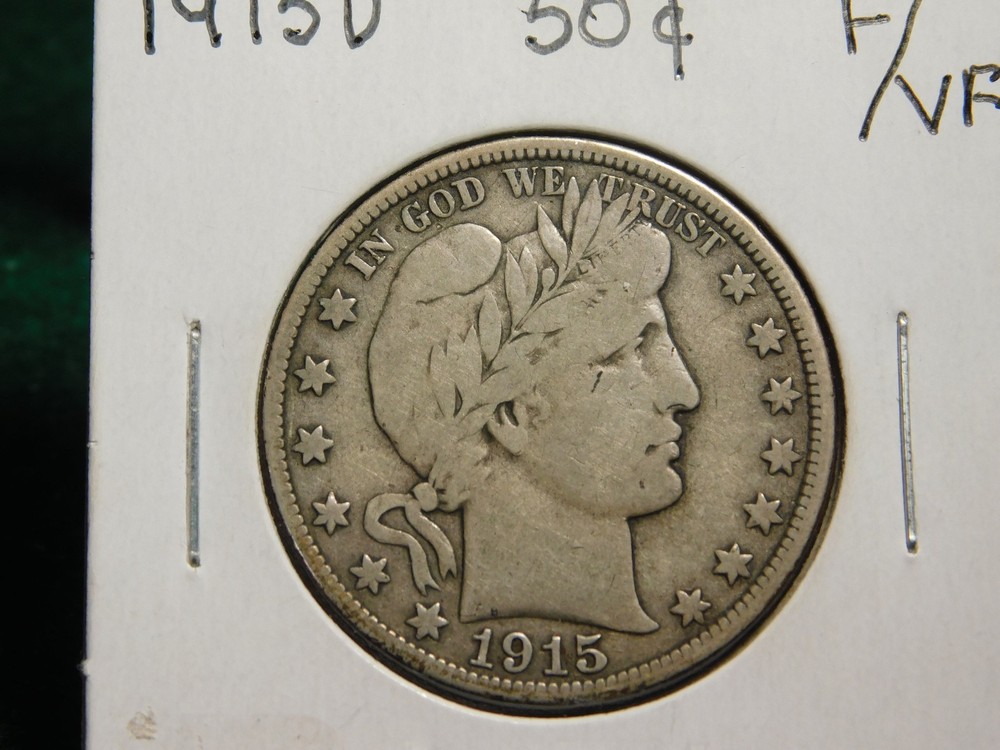 1915 D  Barber Half Dollar  Item # 6779