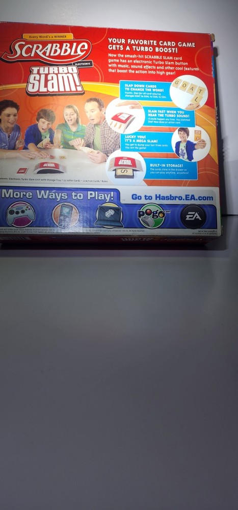 Scrabble Electronic Slam Button Hasbro Game