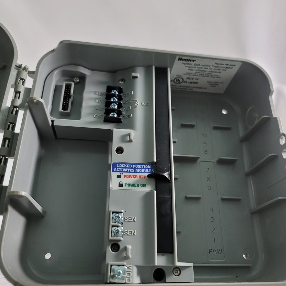 Hunter Pro-C PC-400i Timer CONTROLLER BOX ONLY- EMPTY. NO MODULES. READ