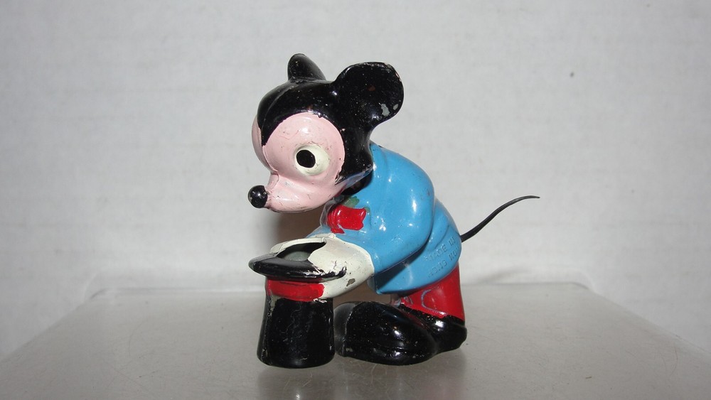 SMALL 2" MICKEY MOUSE BOBBLEHEAD FIGURE / TOY